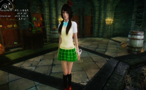 上古卷轴5：天际 彩南高中校服MOD