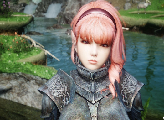 上古卷轴5：天际 粉发精灵美少女随从MOD