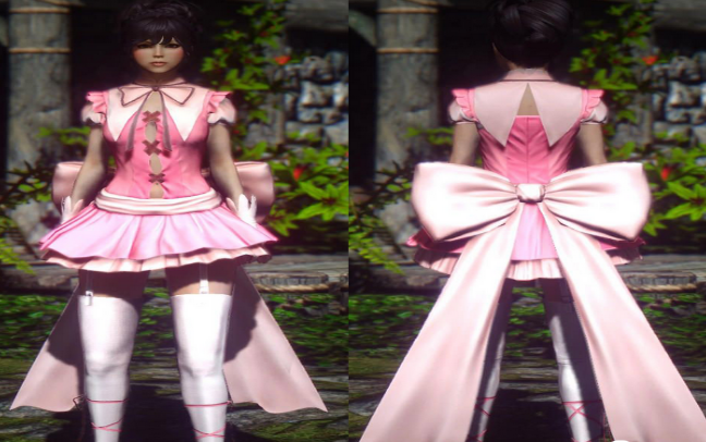 上古卷轴5：天际 魔法少女全套服饰MOD